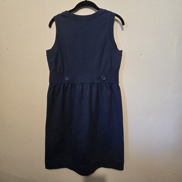 Banana Republic NEW Sleeveless Dress Womens MED Stretch Blue Preppy Business $69 - Picture 11 of 13